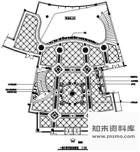 施工图某高级会所室内装修图