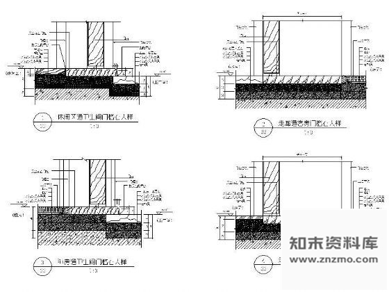 图块/节点酒店门槛石详图集