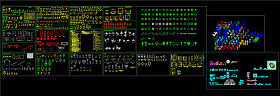 建筑室内园林综合CAD景观图纸