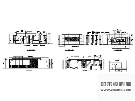 图块/节点酒店大堂立面装饰图