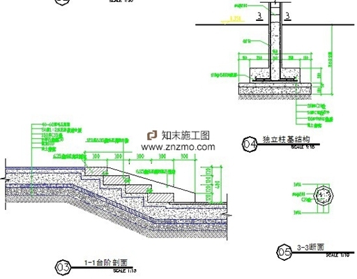 六角亭平立剖面图 cad2007