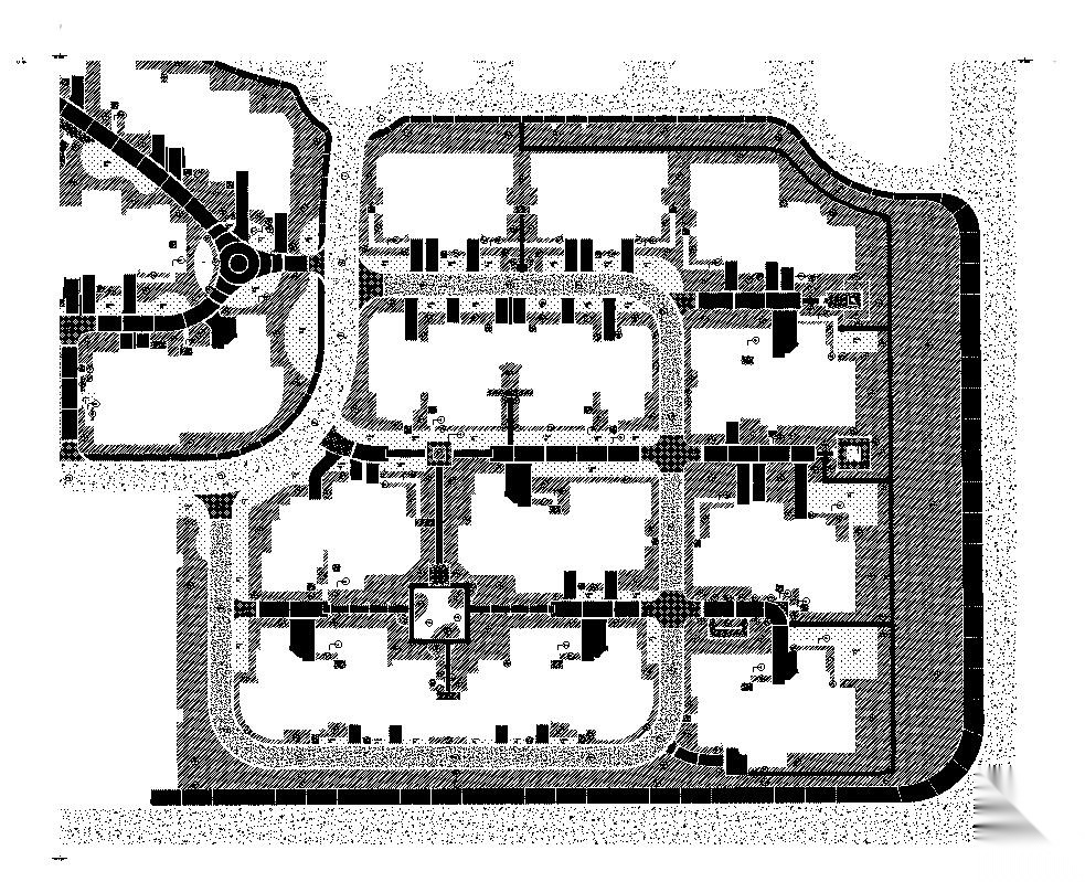 [江苏]南京山水华门景观施工图设计（CAD）