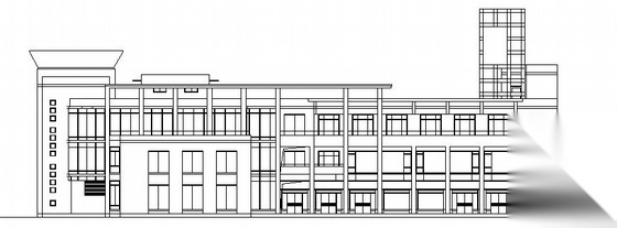 浦江镇120号配套商品房H地块公建社区中心建筑方案图