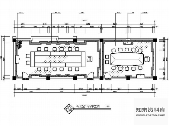 施工图会议室设计装修图