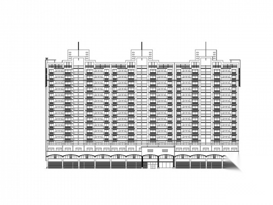 彬州 某十六层住宅人防指挥所建筑施工图