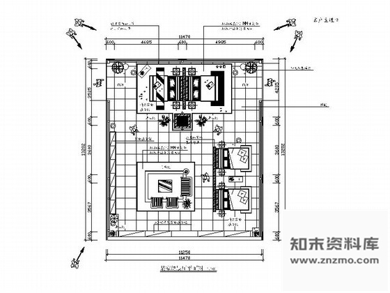 施工图某时尚现代家纺展厅装修图含效果