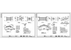 公园景观改造桥CAD图纸