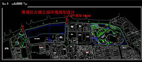 公园总平面CAD景观图纸