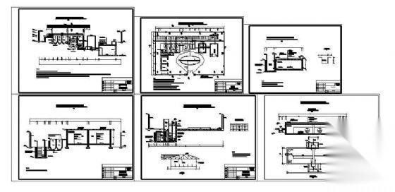 某乡镇集中供水站制水区全套图纸