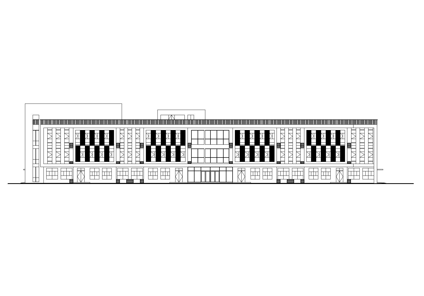 12班幼儿园建筑设计施工图(CAD+SU+效果图）