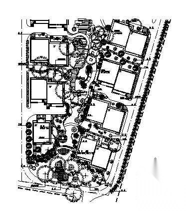 长沙市某小区环境施工图全套