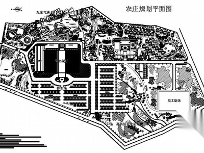 某农庄景观规划设计图