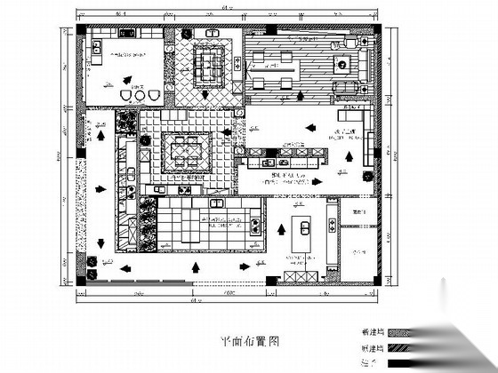 [广东]某名品橱柜专卖店室内装修施工图