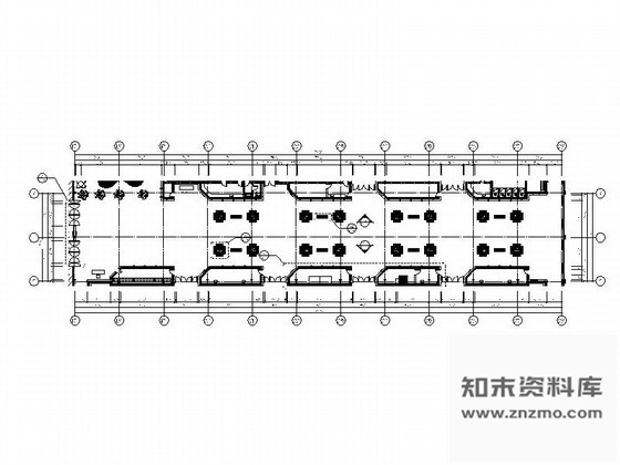 图块/节点某公共走廊平立面图