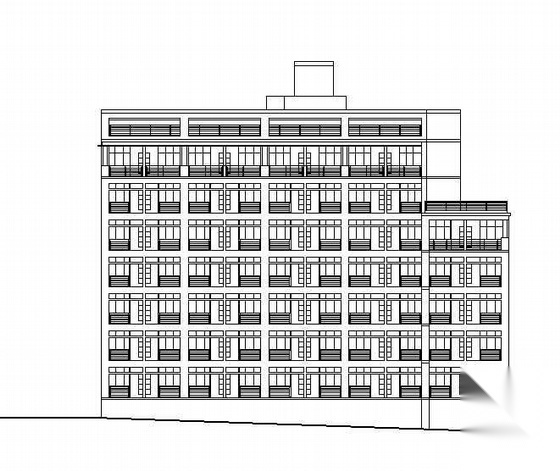 某著名大学二期学生宿舍设计方案及施工图(有效果图)