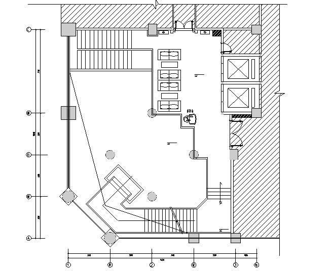 [福建]混搭风格酒店餐饮空间设计施工图（附效果图）