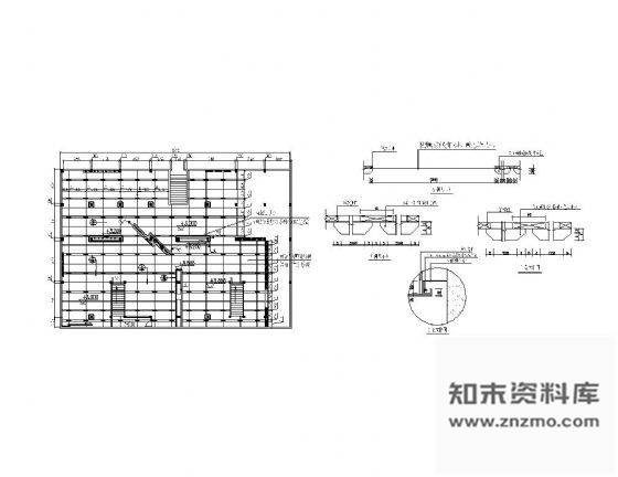 图块/节点专卖店吊顶空间详图