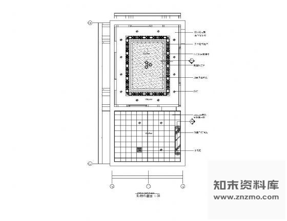 图块/节点洗浴中心吊顶详图