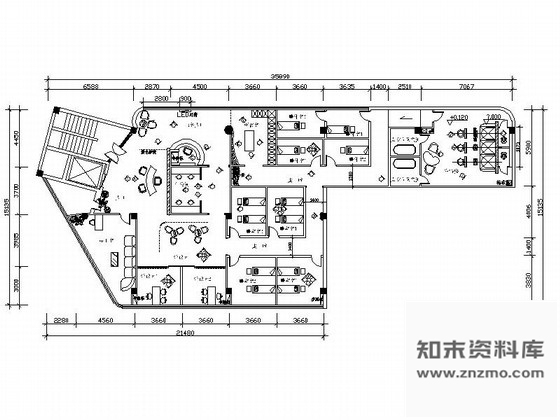 施工图成都现代美容体验中心室内装修图含效果