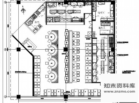 施工图苏州自然风味餐厅施工图含高清效果图