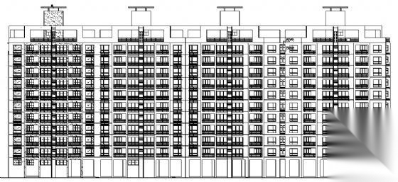 山西某住宅小区1栋住宅楼建筑结构施工图