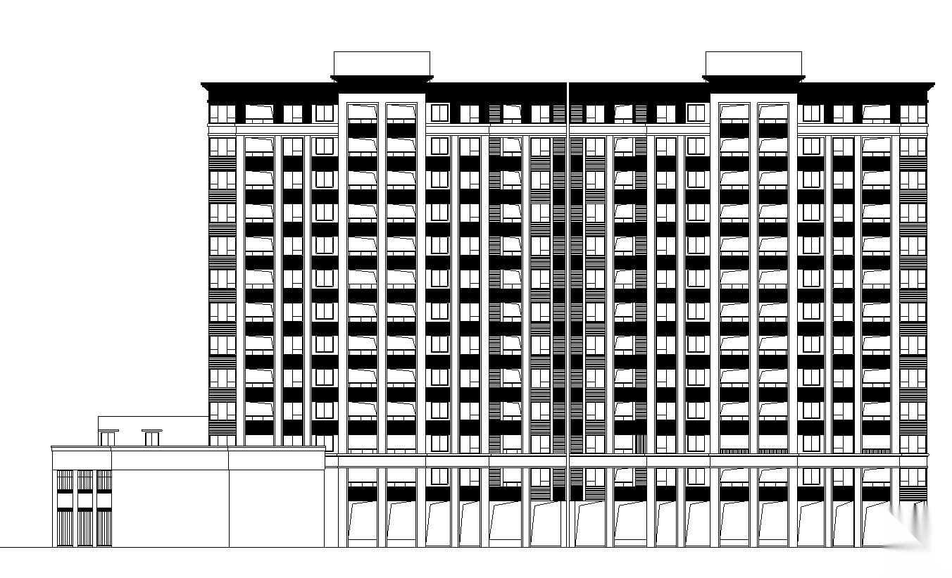 [浙江]现代风格住宅建筑施工图（1栋）