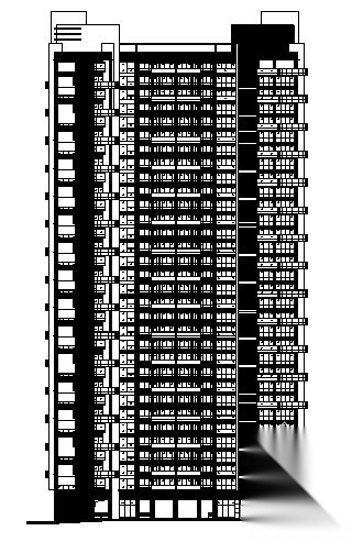 深圳红树湾某住宅小区R3楼建筑施工图