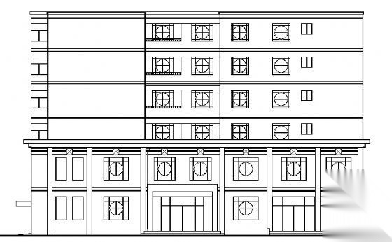 某派出所六层综合楼建筑施工图