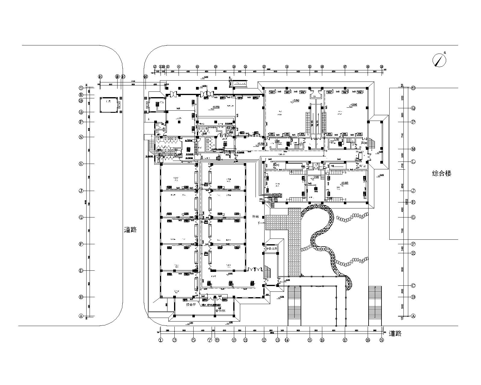 龙桥集团会议中心VRV空调通风系统设计图纸 建筑暖通