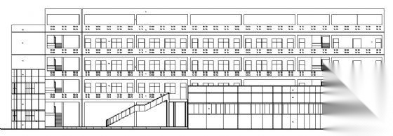 某小学区四层教学楼建筑施工图