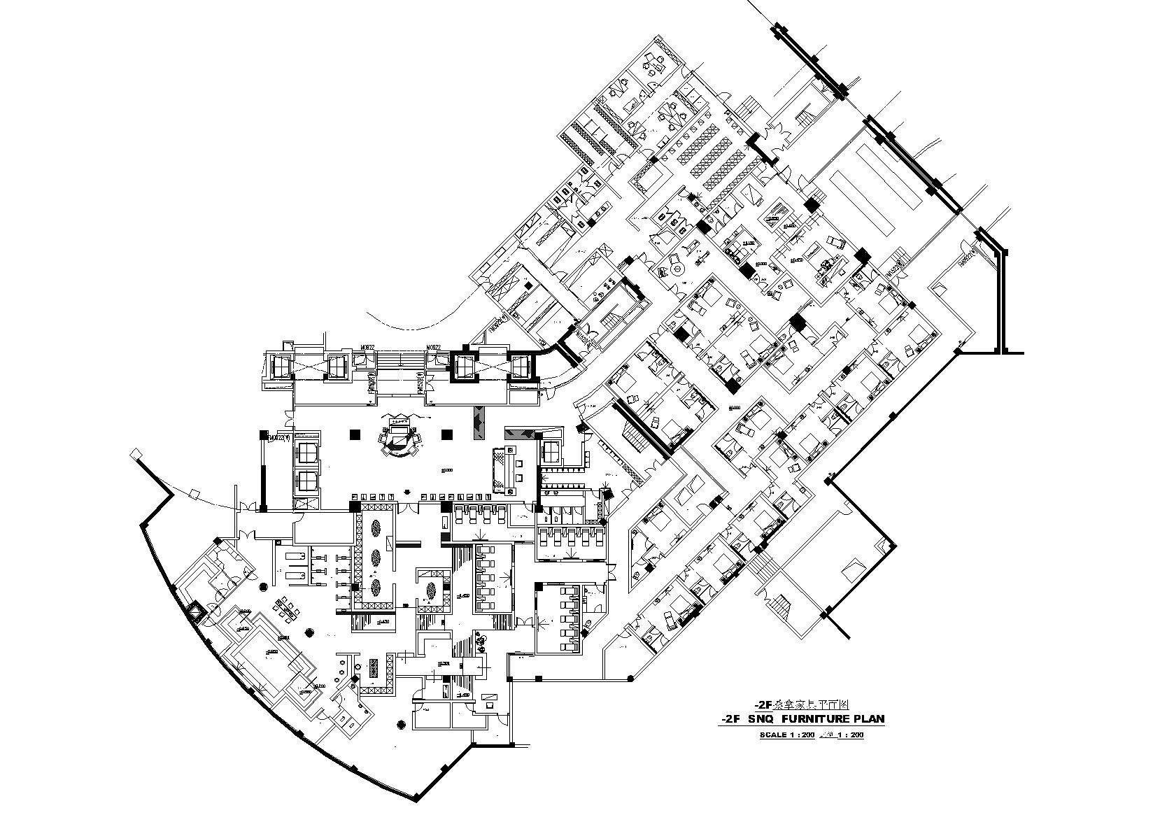 [杭州]五星级酒店桑拿区装饰工程项目施工图