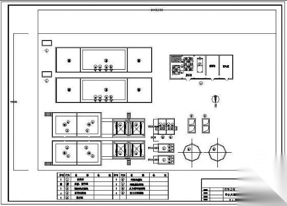 2000t/d印染废水处理给排水及污泥脱水系统施工图