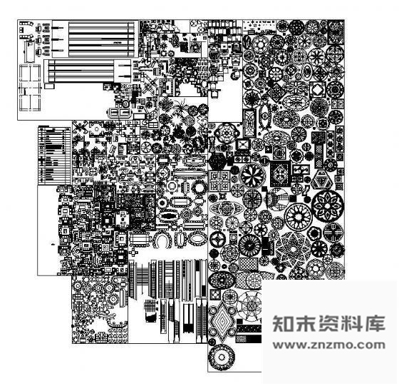 图块/节点CAD平面图库