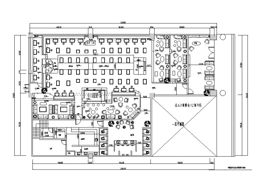 本色风格酒吧空间设计施工图（附效果图）