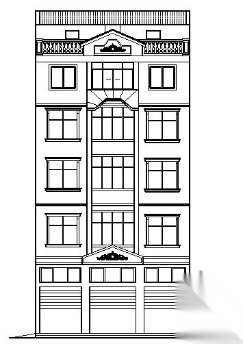 某五层小型商住楼建筑施工图