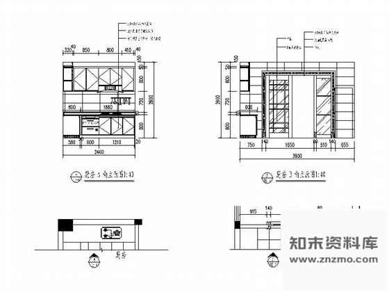 图块/节点别墅厨房立面图