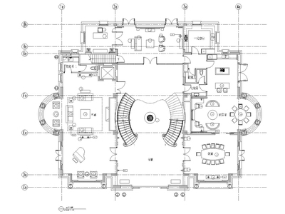 [上海]梁志天_浦东花木路李公館别墅施工图