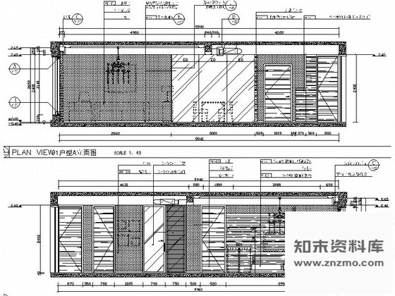 图块/节点现代客厅立面图