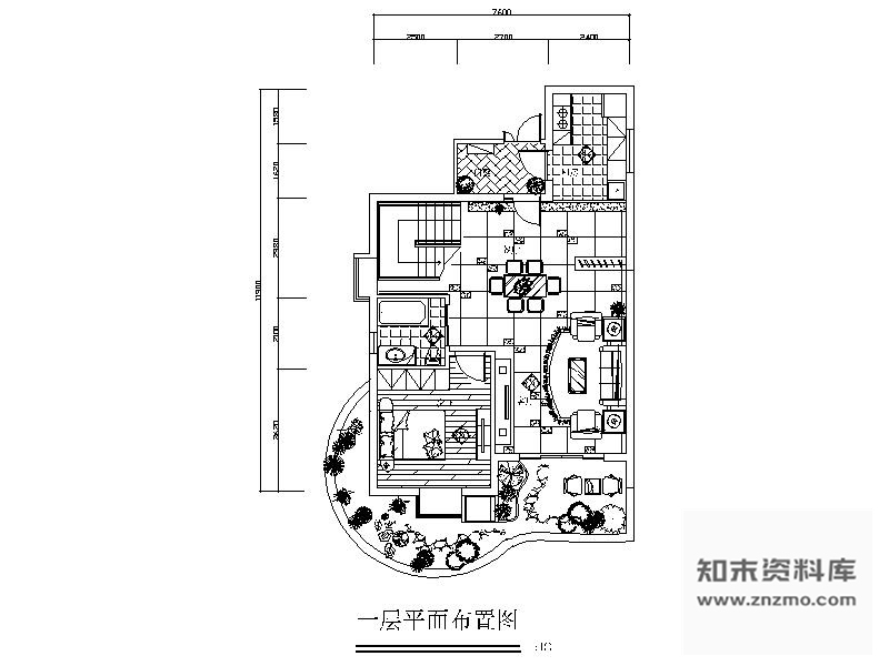 施工图现代三层别墅设计图