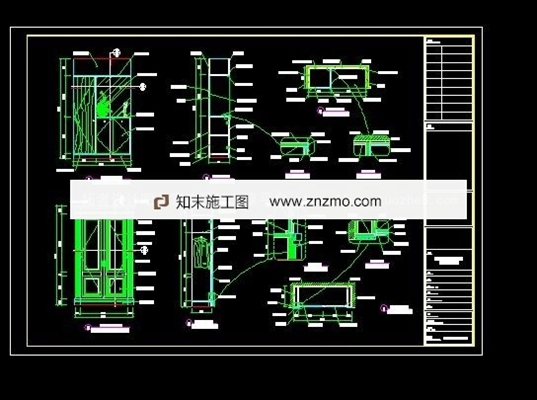 酒楼包间衣柜详图