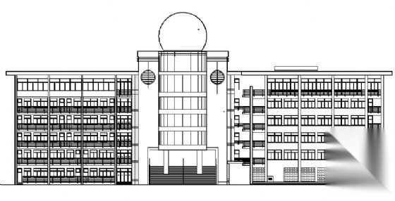 某中学教学楼建筑施工图