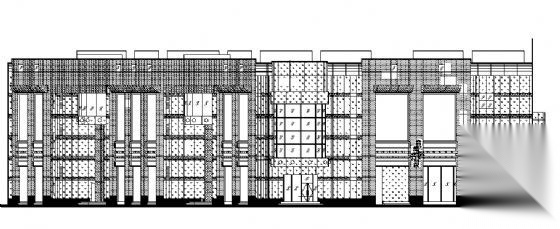 华港花园三期裙楼建筑施工图