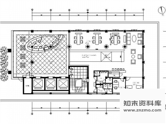 施工图天津某售楼处设计施工图(装饰.水电)