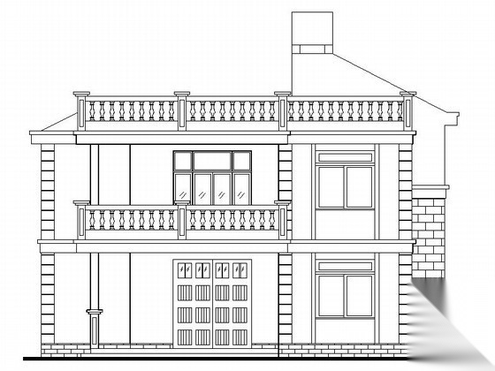 [新农村]某二层小康农居建筑施工图