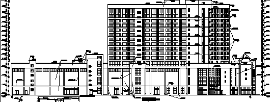 高层黄金海岸商住综合楼施工图