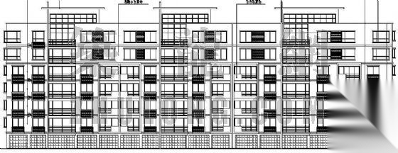 某单位宿舍公寓楼建筑施工图