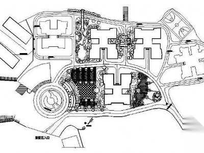 某小区花园景观施工图