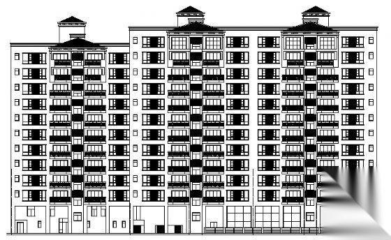 深圳某小区住宅群建筑施工图