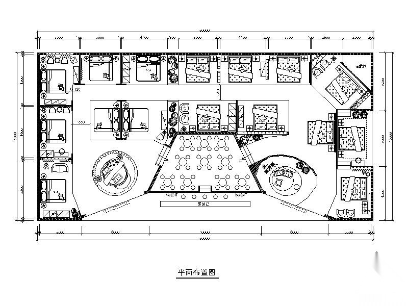 [深圳]450㎡国际家具展展位施工图