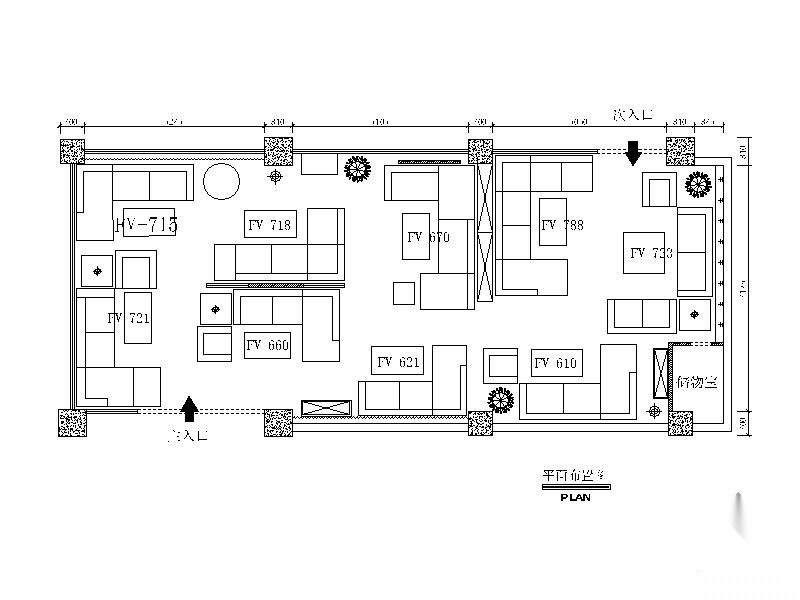 [毕业设计]某家具杭州专卖店装修图